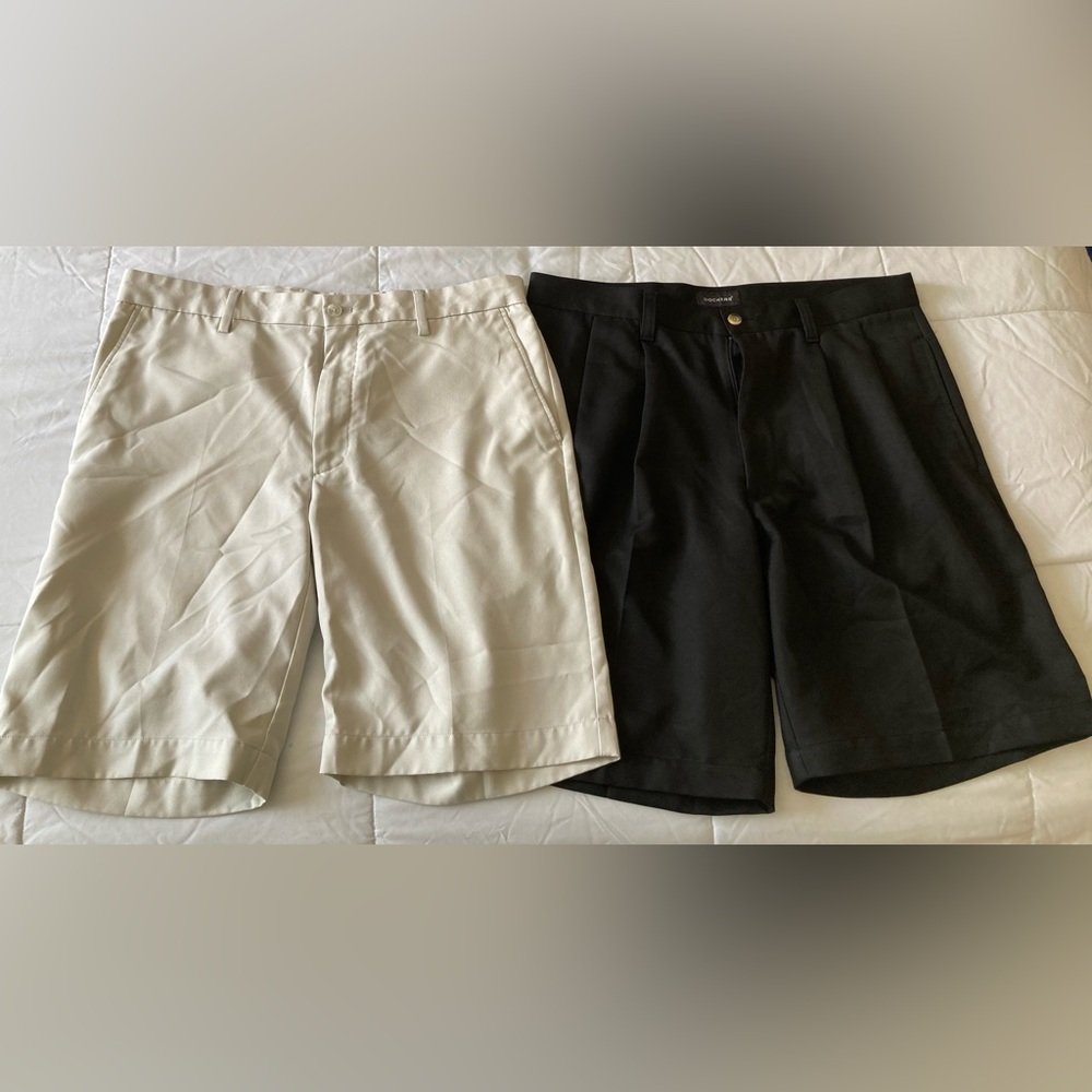 BUNDLE Mens flat front Dockers and Greg Norman shorts